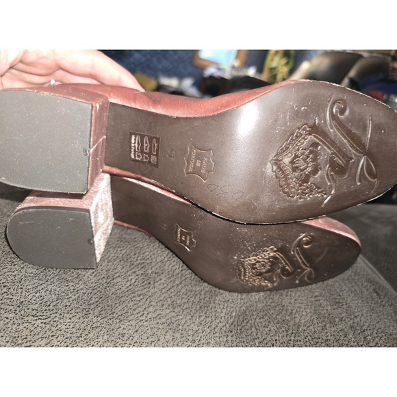 Free People Women Boots Velvet CECILE Ankle Boot Rose Pink EU41 - Picture 10 of 10